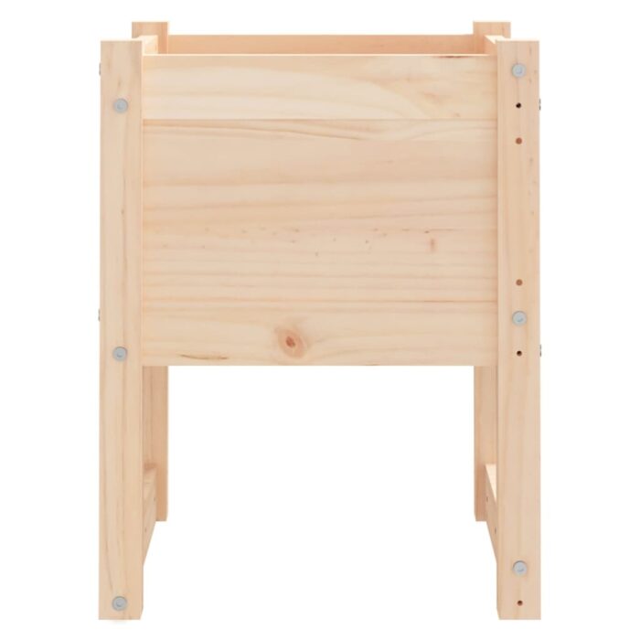 Jardinière 40x40x52,5 cm Bois massif de pin – Image 2
