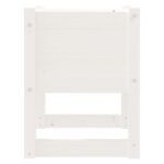 Jardinières 2 pcs Blanc 40x40x52,5 cm Bois massif de pin – Image 4
