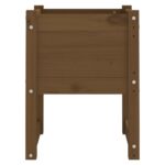 Jardinière Marron miel 40x40x52,5 cm Bois massif de pin – Image 2