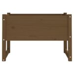 Jardinière Marron miel 78x40x52 cm Bois massif de pin – Image 2