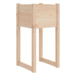 Jardinières 2 pcs 40x40x81 cm Bois massif de pin – Image 2