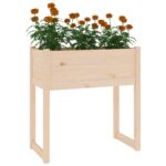 Jardinière 78x40x81 cm Bois massif de pin – Image 2