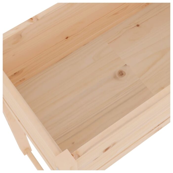 Jardinière 78x40x81 cm Bois massif de pin – Image 5