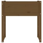 Jardinière Marron miel 78x40x81 cm Bois massif de pin – Image 3