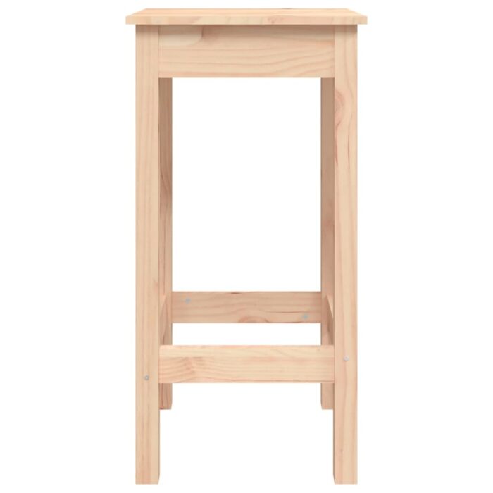 Chaises de bar lot de 2 40x40x78 cm bois de pin solide – Image 2