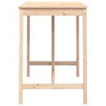 Table de bar 140x80x110 cm Bois massif de pin – Image 2