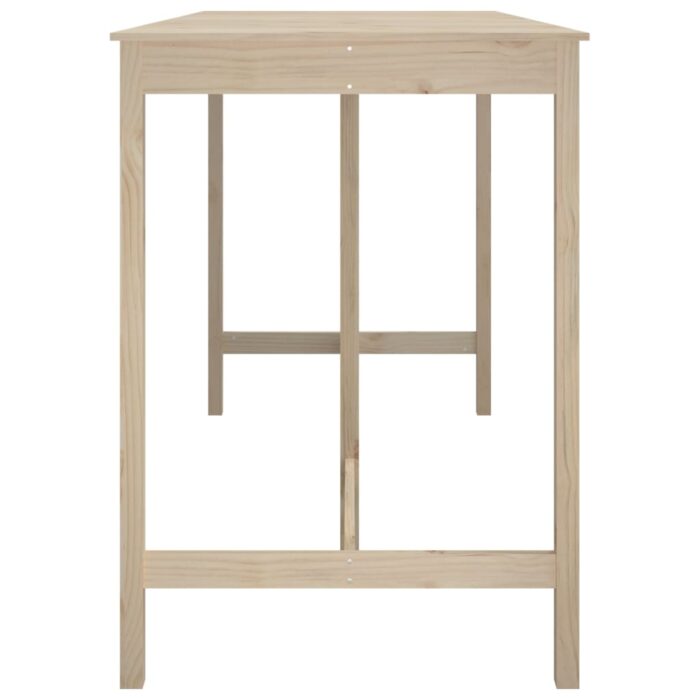 Table de bar 180x80x110 cm Bois massif de pin – Image 2