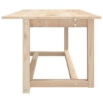Table basse 110x55x45 cm Bois massif de pin – Image 2