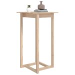 Table de bar 60x60x110 cm Bois massif de pin – Image 3