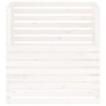 Composteur Blanc 100x100x102 cm Bois massif de pin – Image 3