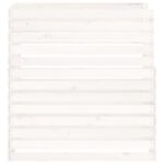 Composteur Blanc 100x100x102 cm Bois massif de pin – Image 4