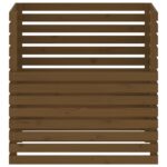 Composteur Marron miel 100x100x102 cm Bois massif de pin – Image 3