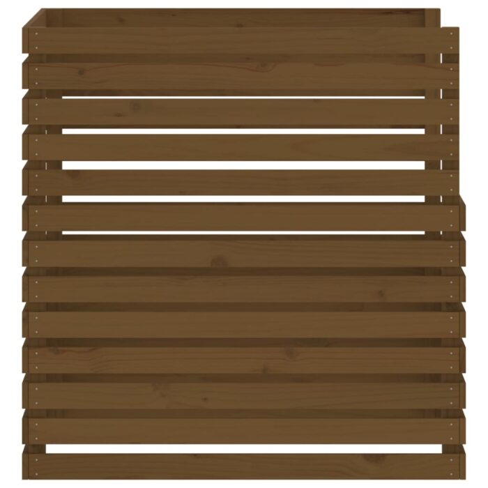 Composteur Marron miel 100x100x102 cm Bois massif de pin – Image 4