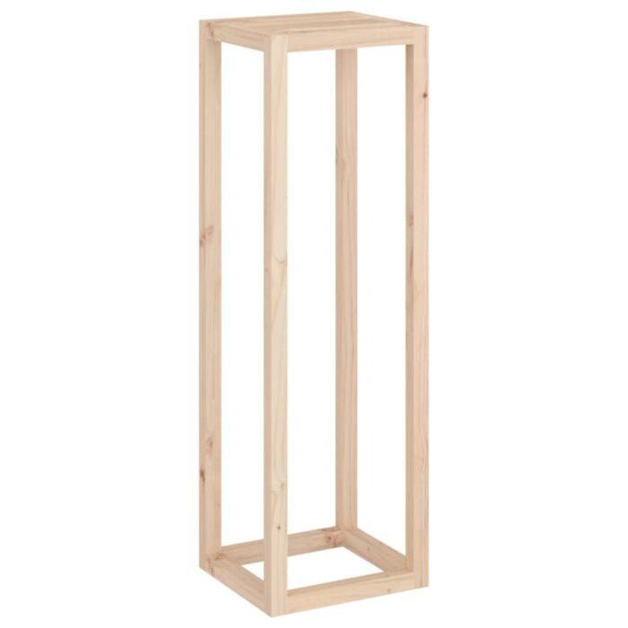 Ensemble de supports pour plantes 3 pcs Bois de pin massif – Image 5