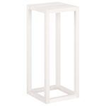 Ensemble de supports pour plantes 3pcs Blanc Bois de pin massif – Image 6