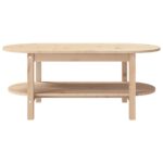 Table basse 110x55x45 cm Bois massif de pin – Image 3