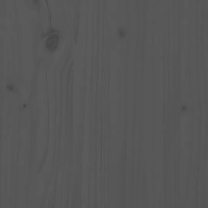 Table console Gris 110x40x80 cm Bois massif de pin – Image 5