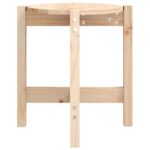 Table basse Ø 42,5x45 cm Bois massif de pin – Image 4