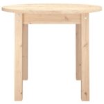 Table basse Ø 55x45 cm Bois massif de pin – Image 3