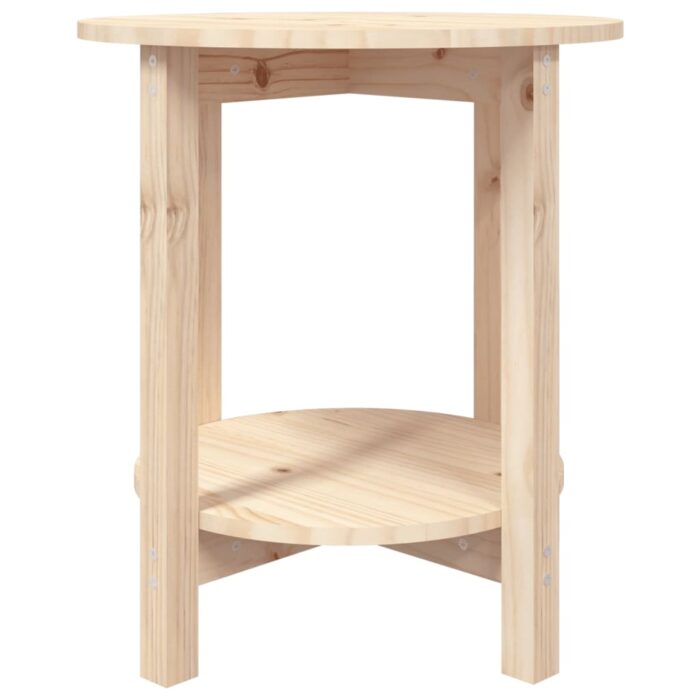 Table basse Ø 55x60 cm Bois massif de pin – Image 3