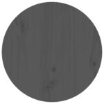 Table basse Gris Ø 40x60 cm Bois massif de pin – Image 4