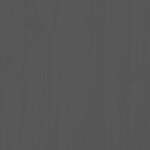 Table basse Gris Ø 40x60 cm Bois massif de pin – Image 5