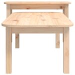 Ensemble de tables basses 2 pcs Bois massif de pin – Image 5