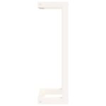 Porte-serviette Blanc 23x18x60 cm Bois de pin massif – Image 4
