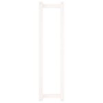 Porte-serviette Blanc 23x18x90 cm Bois de pin massif – Image 3