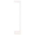 Porte-serviette Blanc 23x18x90 cm Bois de pin massif – Image 4