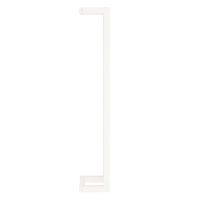 Porte-serviette Blanc 23x18x110 cm Bois de pin massif – Image 4