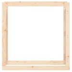 Support pour bois de chauffage 100x25x100 cm Bois de pin – Image 3