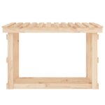 Support pour bois de chauffage 108x64,5x77 cm Bois de pin – Image 3