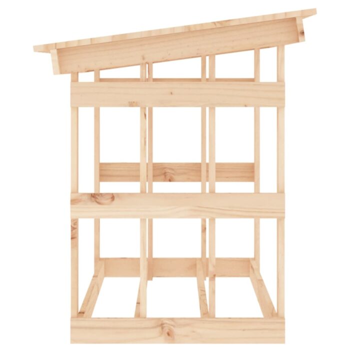 Support pour bois de chauffage 108x64,5x77 cm Bois de pin – Image 4