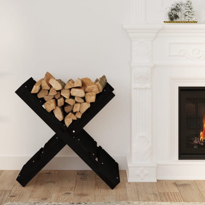 VXL8720287209485_m_en_hd_1.jpg Porte-bûches Noir 47x39,5x48 cm Bois massif de pin – Image 1