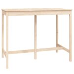 Ensemble de bar 7 pcs Bois de pin massif – Image 3