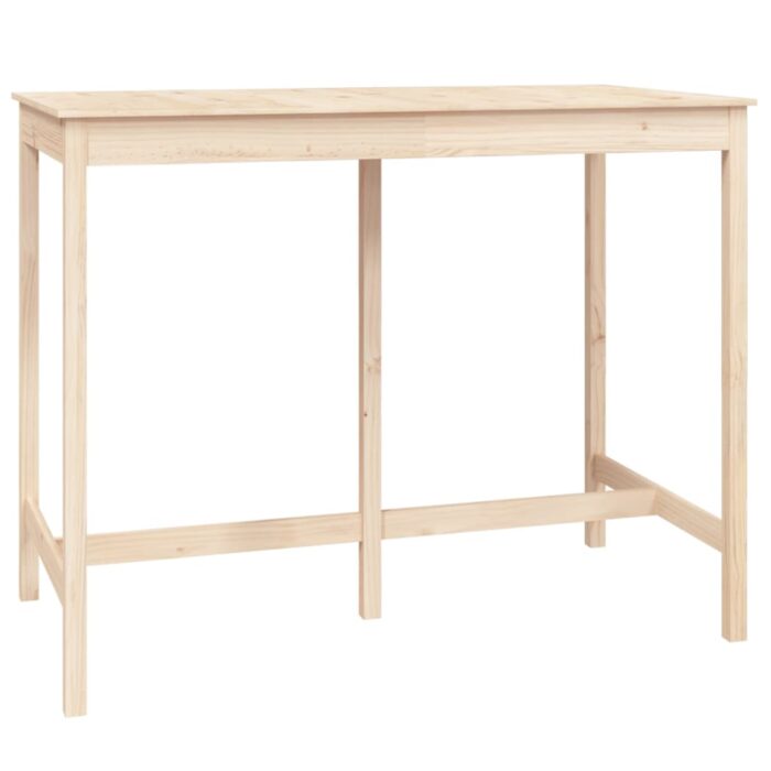 Ensemble de bar 7 pcs Bois de pin massif – Image 3