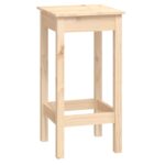 Ensemble de bar 9 pcs Bois de pin massif – Image 2