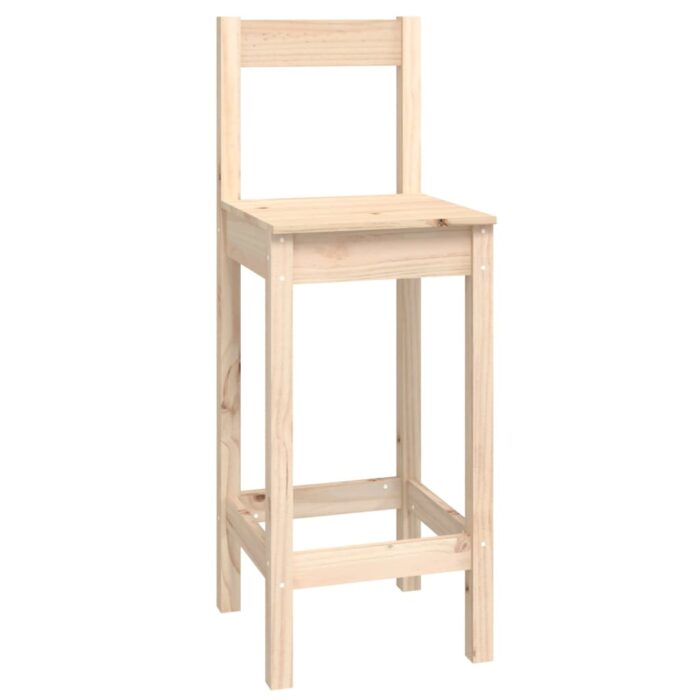 Ensemble de bar 9 pcs Bois de pin massif – Image 2