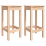 Ensemble de bar 3 pcs Bois de pin massif – Image 3