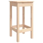 Ensemble de bar 3 pcs Bois de pin massif – Image 6