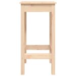 Ensemble de bar 3 pcs Bois de pin massif – Image 7