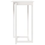 Ensemble de bar 3 pcs Blanc Bois de pin massif – Image 5