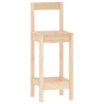 Ensemble de bar 3 pcs Bois de pin massif – Image 4