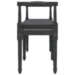 Banc Noir 110x40x70 cm Velours – Image 2