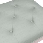 Banc Gris clair 110x40x49 cm Velours – Image 3