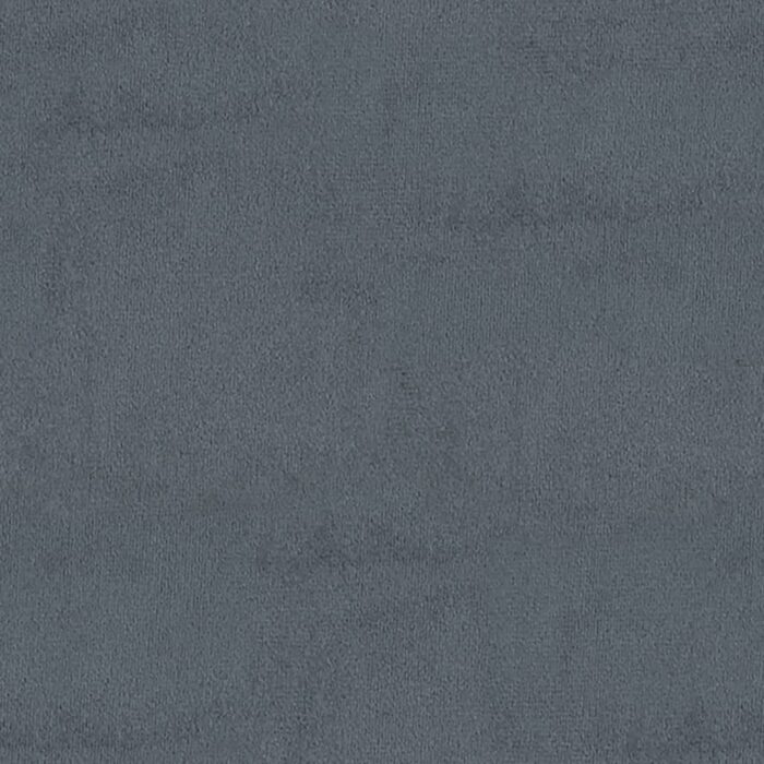 Tabouret de rangement Gris foncé 110x45x49 cm Velours – Image 4