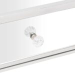 Table basse à miroir 106x45x45 cm Bois d'ingénierie et verre – Image 10