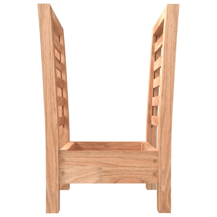 Porte-revues 40x26,5x38,5 cm Bois massif de noyer – Image 2