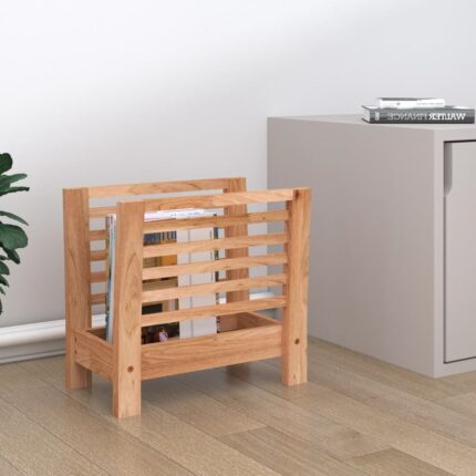 Porte-revues 40x26,5x38,5 cm Bois massif de noyer